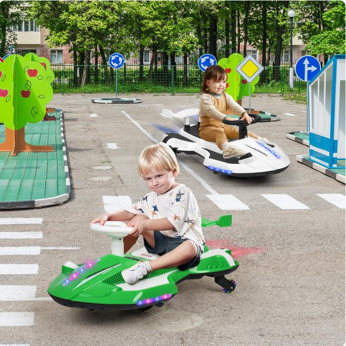 ๐๐12V Kids wiggle car with Lights& Bluetooth