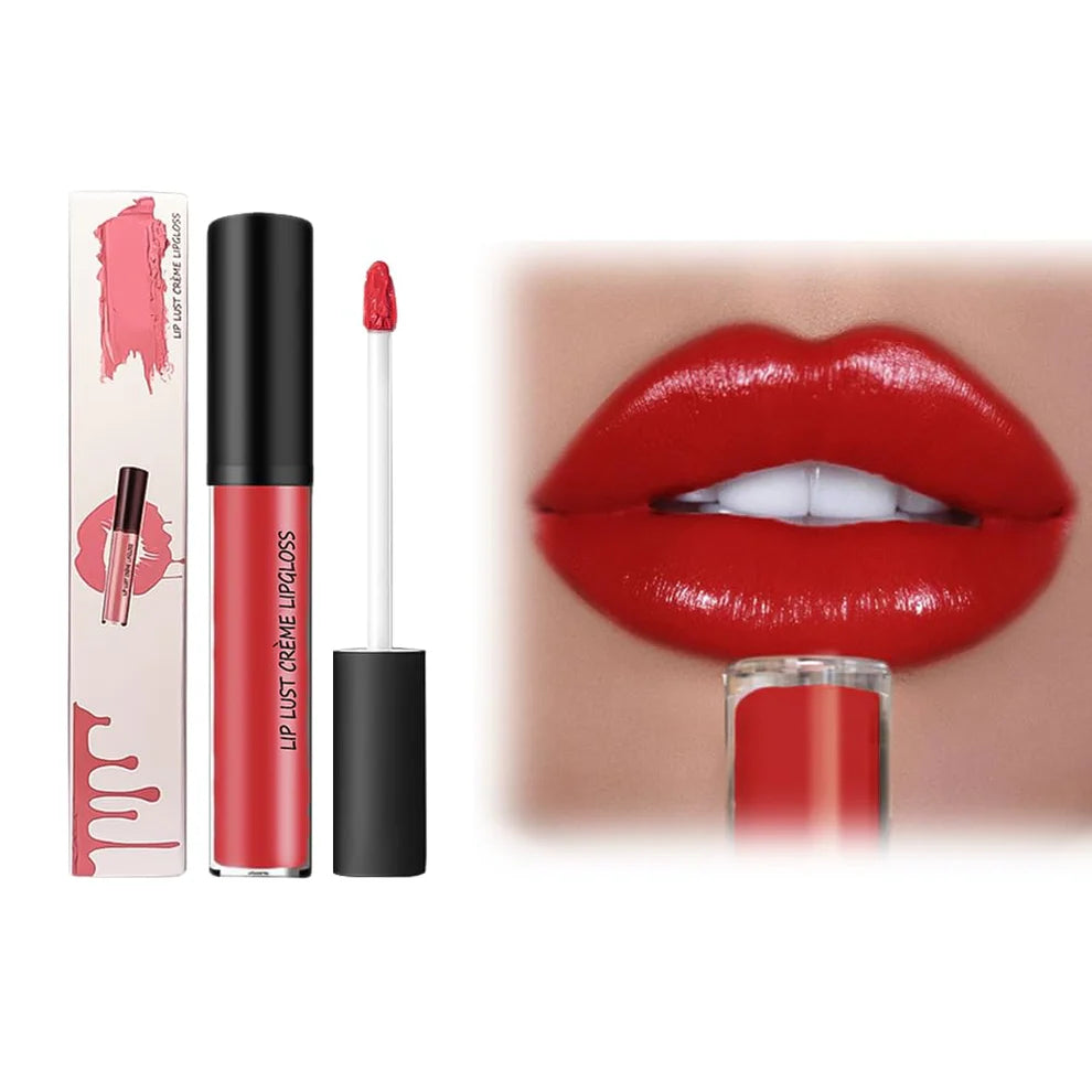 KAMOJI Lips Staining Lip Oil, 2025 New 12 Colors Cream Texture Lipstick Long-Lasting Moisturizing Lip Oil, Upgrade Waterproof Lipstick Creamy Lip Gloss Non-stick to Cup