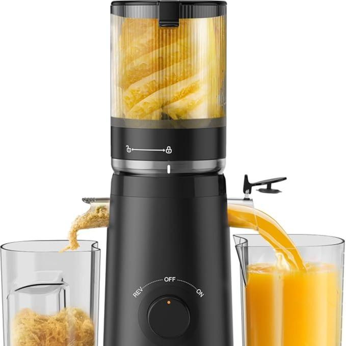 🍹Cold Press Juicer – Large Feed Chute, Easy Clean, BPA Free