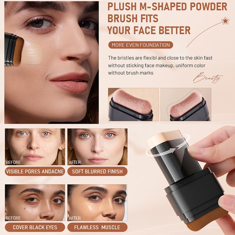 💞Final 3 Hours: 70%OFF🔥 Foundation Concealer Stick Dual-ended brush head for flawless skin