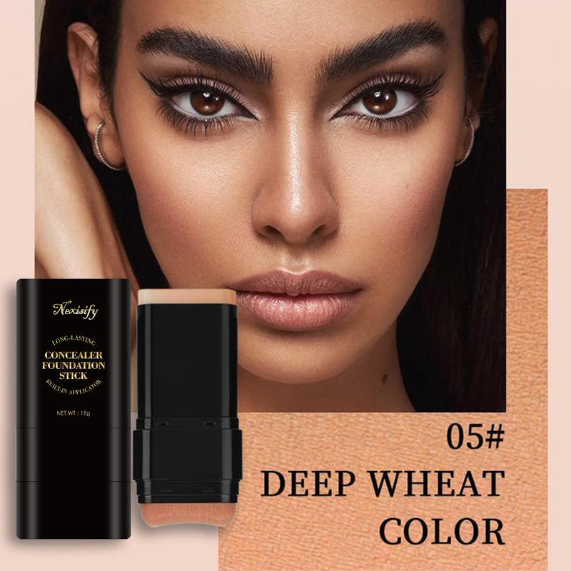 💞Final 3 Hours: 70%OFF🔥 Foundation Concealer Stick Dual-ended brush head for flawless skin