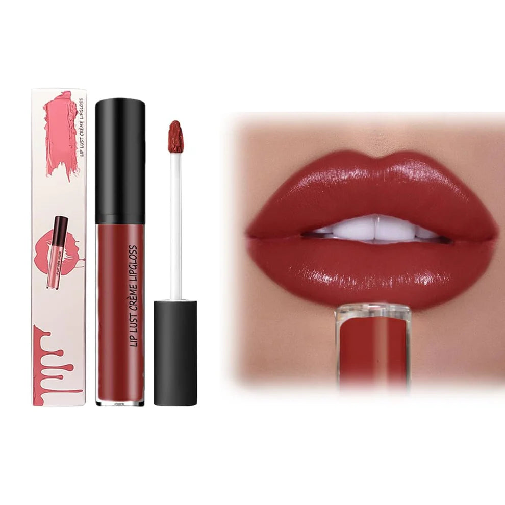 KAMOJI Lips Staining Lip Oil, 2025 New 12 Colors Cream Texture Lipstick Long-Lasting Moisturizing Lip Oil, Upgrade Waterproof Lipstick Creamy Lip Gloss Non-stick to Cup