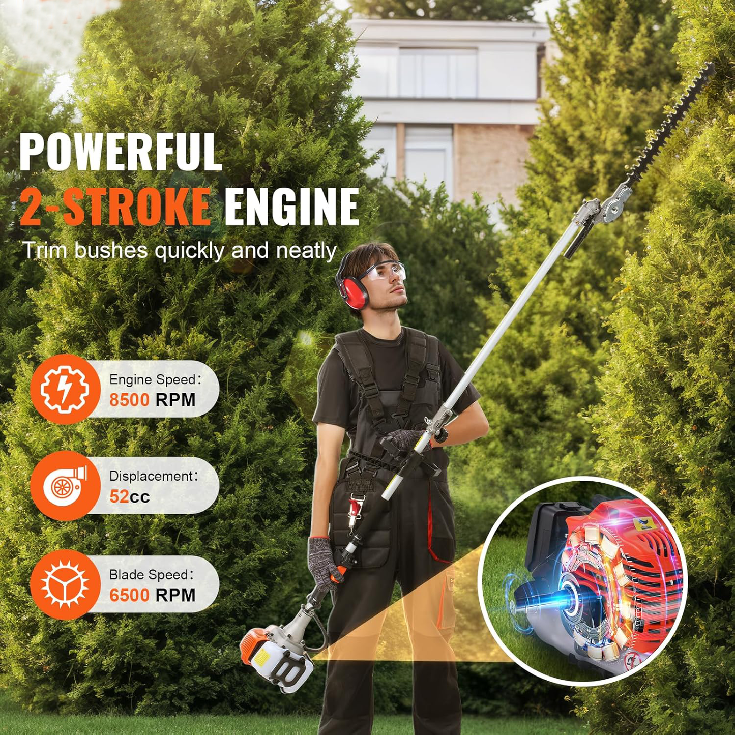 6-IN-1 MULTIFUNCTIONAL TRIMMER,Ultimate Yard Care Set