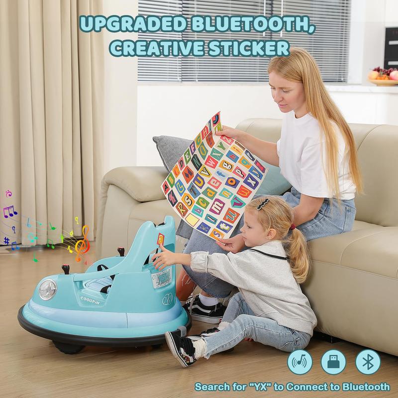 Vibrant Kids Spin Car