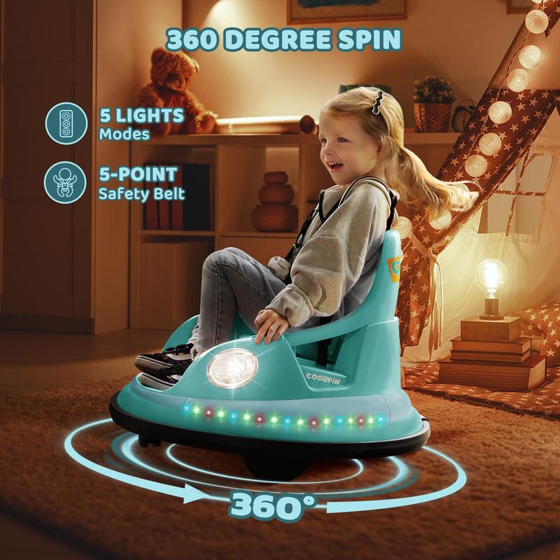 Vibrant Kids Spin Car