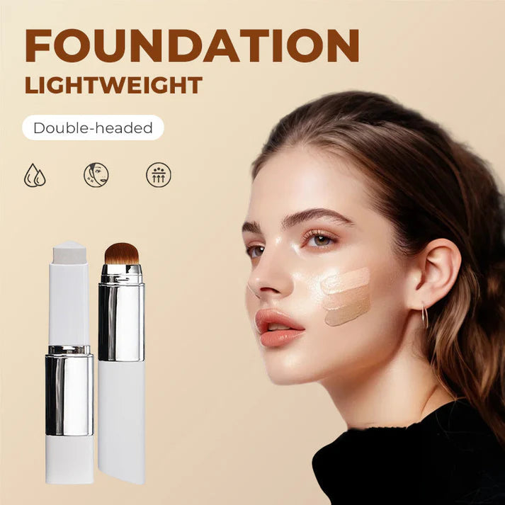 💜 LAST DAY PROMOTION - 50%OFF💜Double-headed Lightweight Foundation Stick