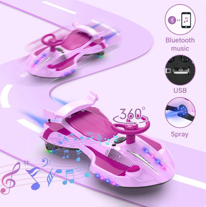 🎉🎉12V Kids wiggle car with Lights& Bluetooth