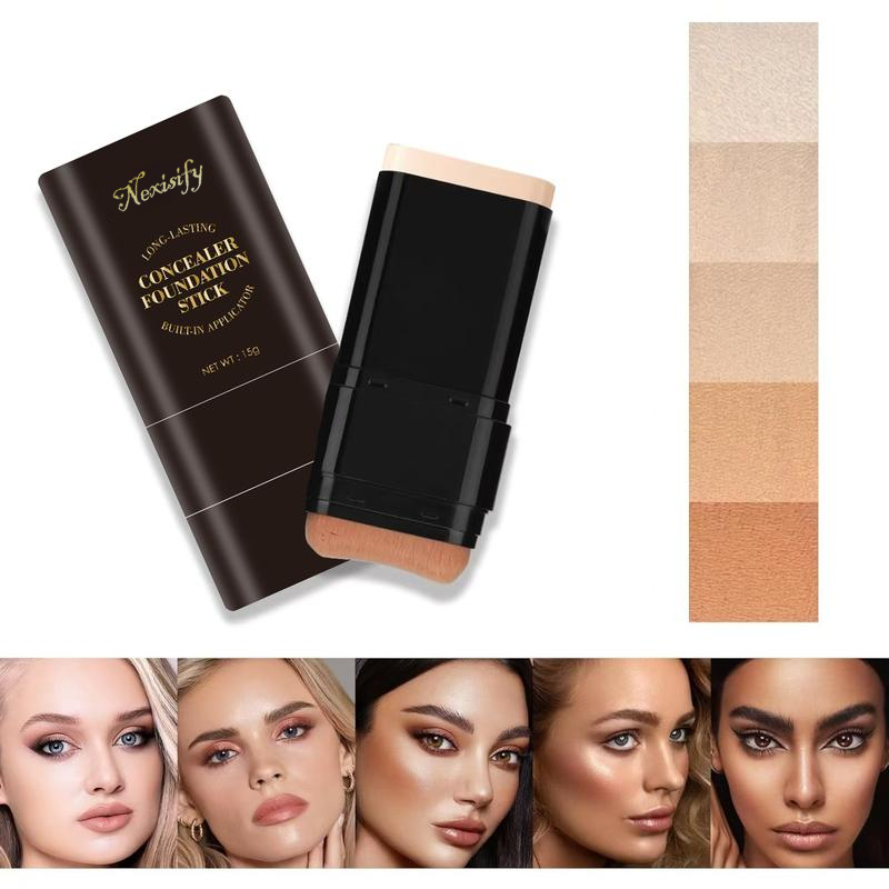 💞Final 3 Hours: 70%OFF🔥 Foundation Concealer Stick Dual-ended brush head for flawless skin