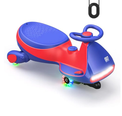 🐑 🐑 Electric Wiggle Car for Kids – 2 Speeds, Lights & Music