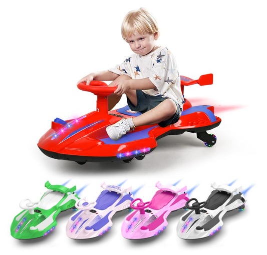 🎉🎉12V Kids wiggle car with Lights& Bluetooth