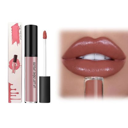 KAMOJI Lips Staining Lip Oil, 2025 New 12 Colors Cream Texture Lipstick Long-Lasting Moisturizing Lip Oil, Upgrade Waterproof Lipstick Creamy Lip Gloss Non-stick to Cup
