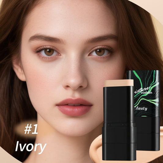Waterproof foundation stick concealer waterproof double-ended makeup brush two-in-one nude makeup liquid foundation