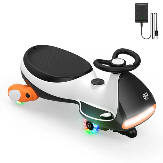 🐑 🐑 Electric Wiggle Car for Kids – 2 Speeds, Lights & Music