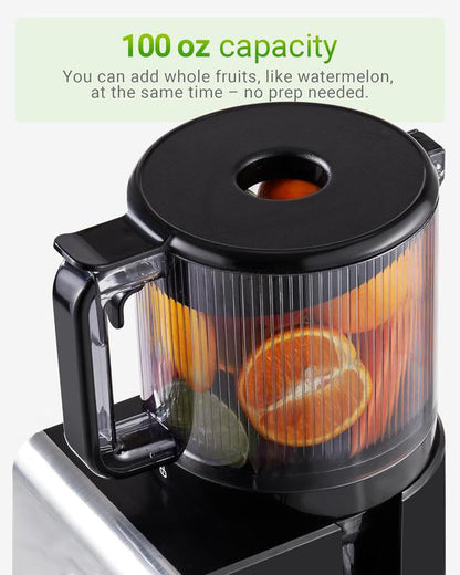 🍹Cold Press Juicer – Large Feed Chute, Easy Clean, BPA Free