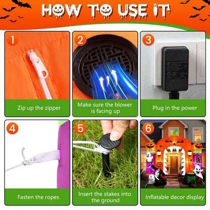 🎉Giant Halloween Pumpkin Inflatable 🎉